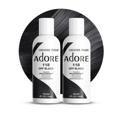 ADORE SEMI H/C 118 OFF BLACK 4Z