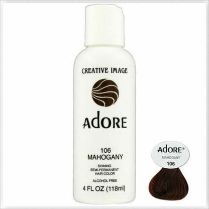 Adore Semi-Permanent Haircolor #106 Mahogany 4oz