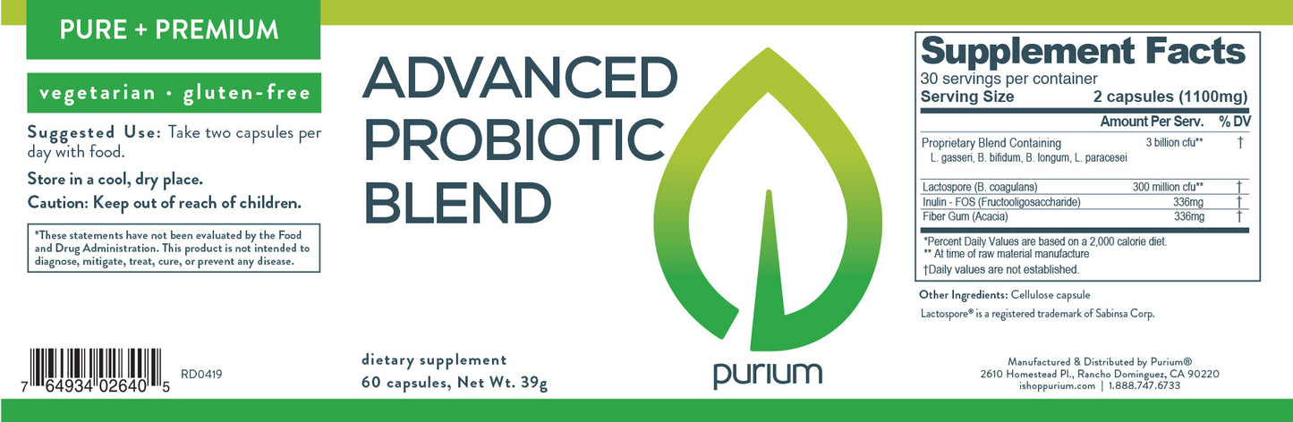 PROBIOTIC CP 60 ADV ULT PTCY