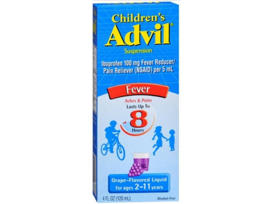ADVIL CHILD SUSPENSION GRAPE 4OZ