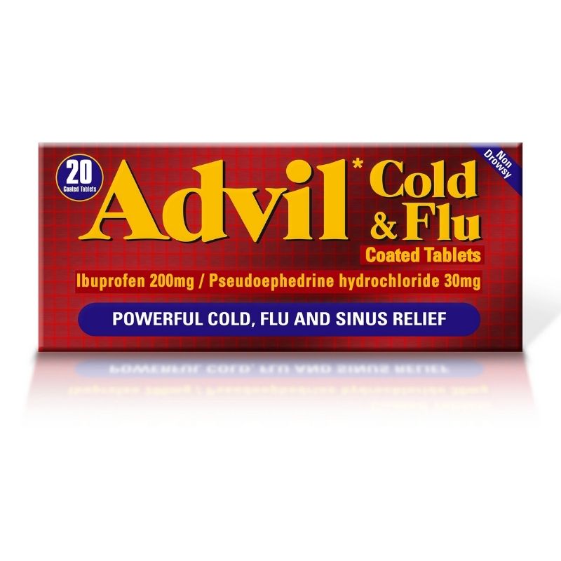 ADVIL MULTI-SYMPTOM COLD&FLU TAB 20CT