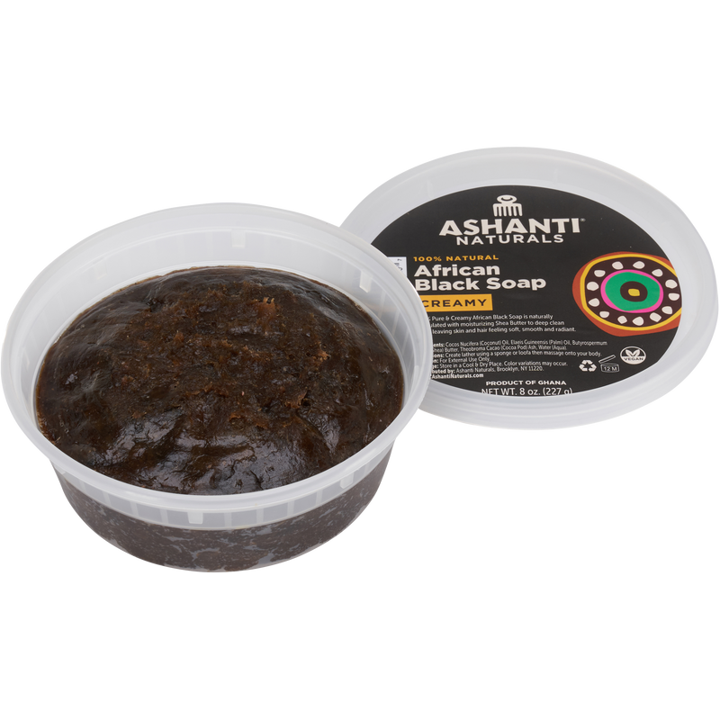 ASHANTI 100% BLK SOAP PASTE  8Z