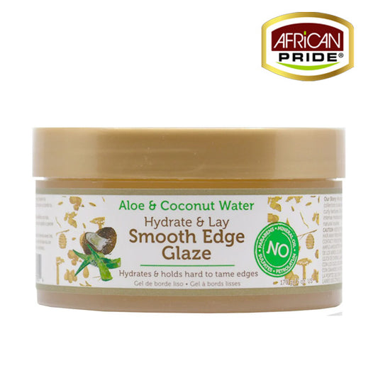 African Pride Smooth Edge Glaze Aloe & Coconut Water 6oz