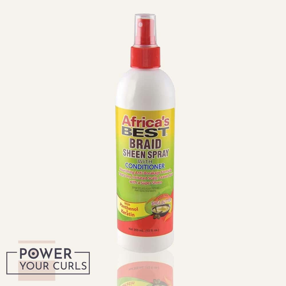 Africas Best Braid Sheen Spray With Conditioner 12oz