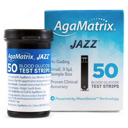 AGAMATRIX JAZZ BL GLUC TST SI 50