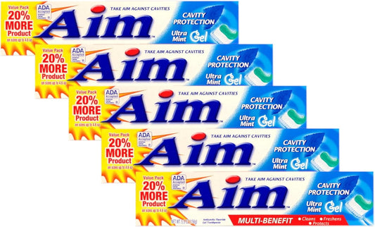 AIM CAVITY PROTECTION GEL MINT 5.5OZ