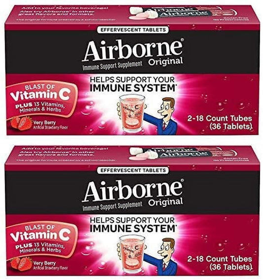 AIRBORNE CHEW BERRY 32CT