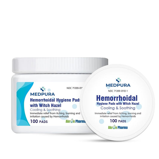HEMORRHOIDAL HYGIENE PAD 100