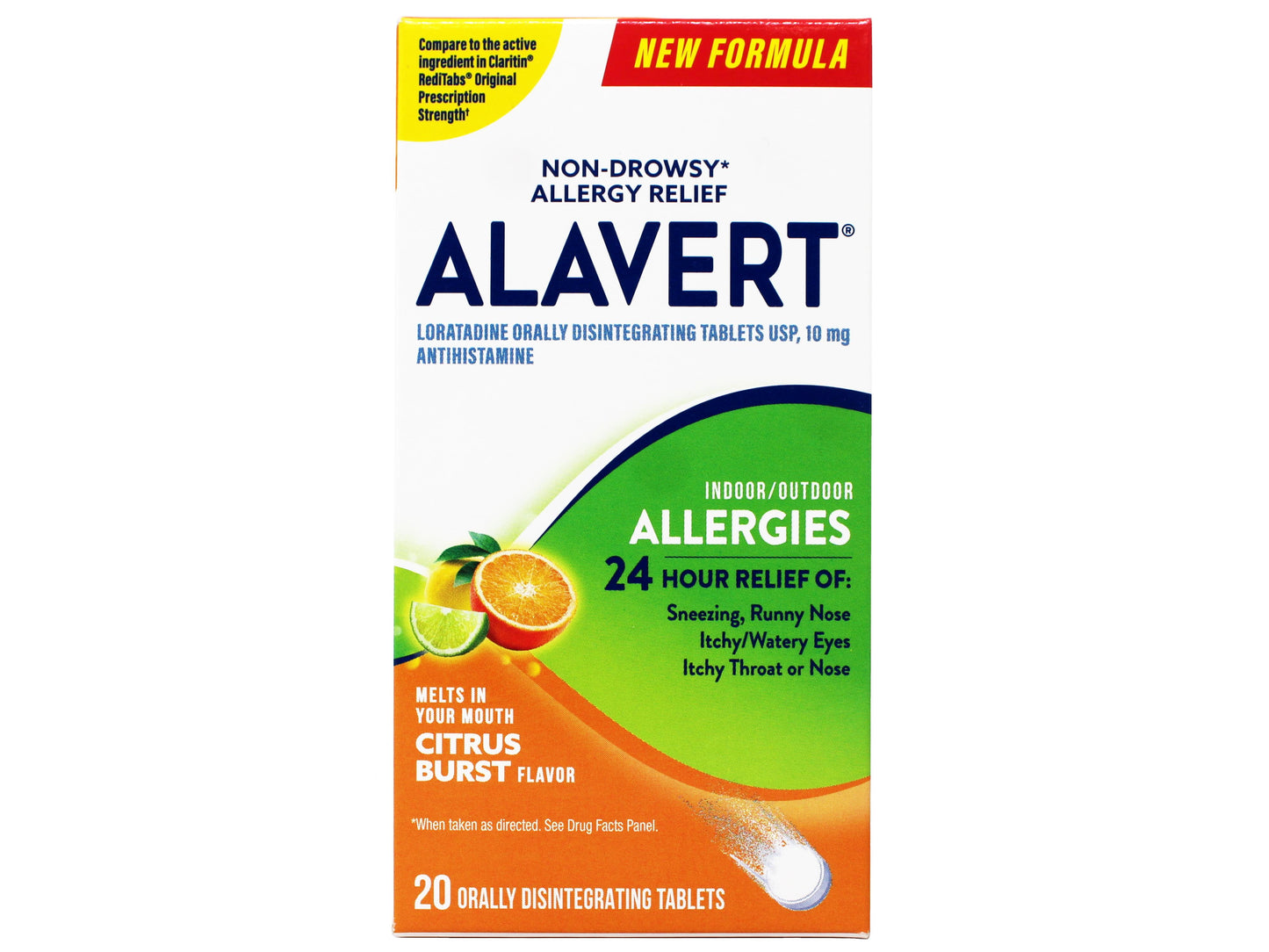 ALAVERT TD 10MG 20 CTS/B ODT
