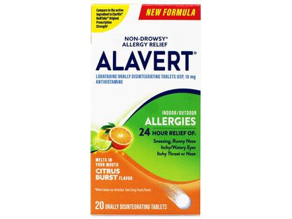 ALAVERT TD 10MG 20 CTS/B ODT
