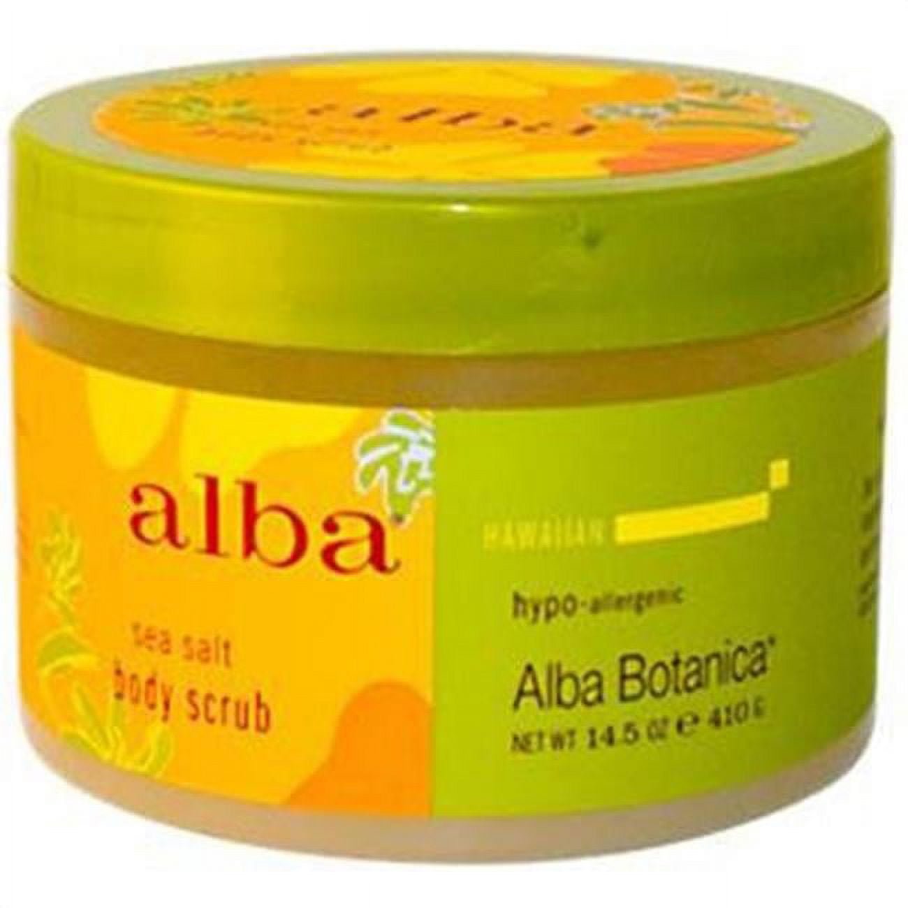 ALBA BOTANICA BODY SCRUB,SEA SALT
