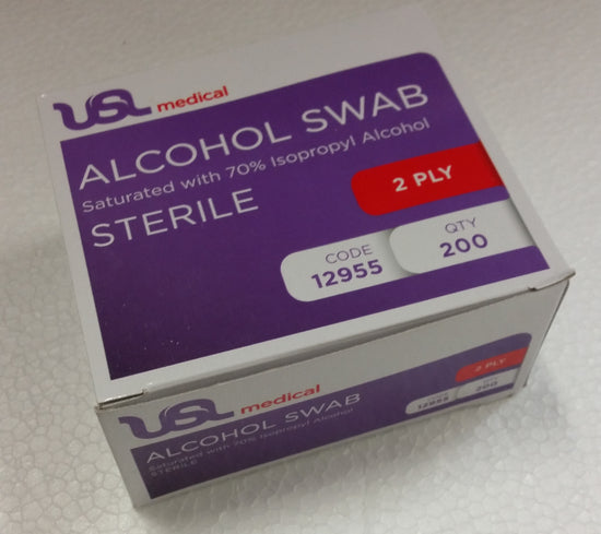 ALCOHOL SWABS 70% 200