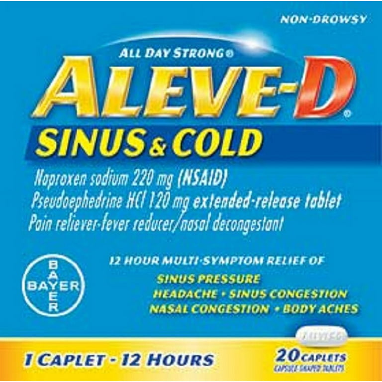 ALEVE-D SN/C TB 120-220MG 20 12H