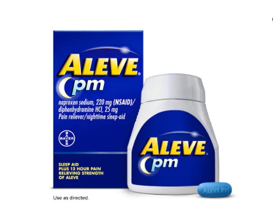 ALEVE PM TB 25-220MG 50 CPLT