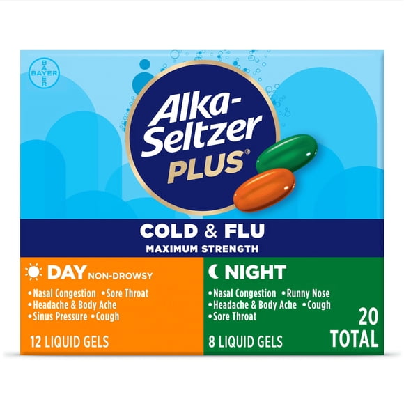 ALKA-SELTZER PLUS LIQUIGEL DAY/NITE 20CT