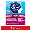 ALKA-SELTZER + SEVERE COLD NITE TAB 24CT