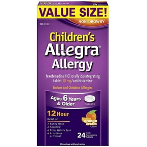 ALLEGRA CHD ALG 12H TD 30MG12 ODT