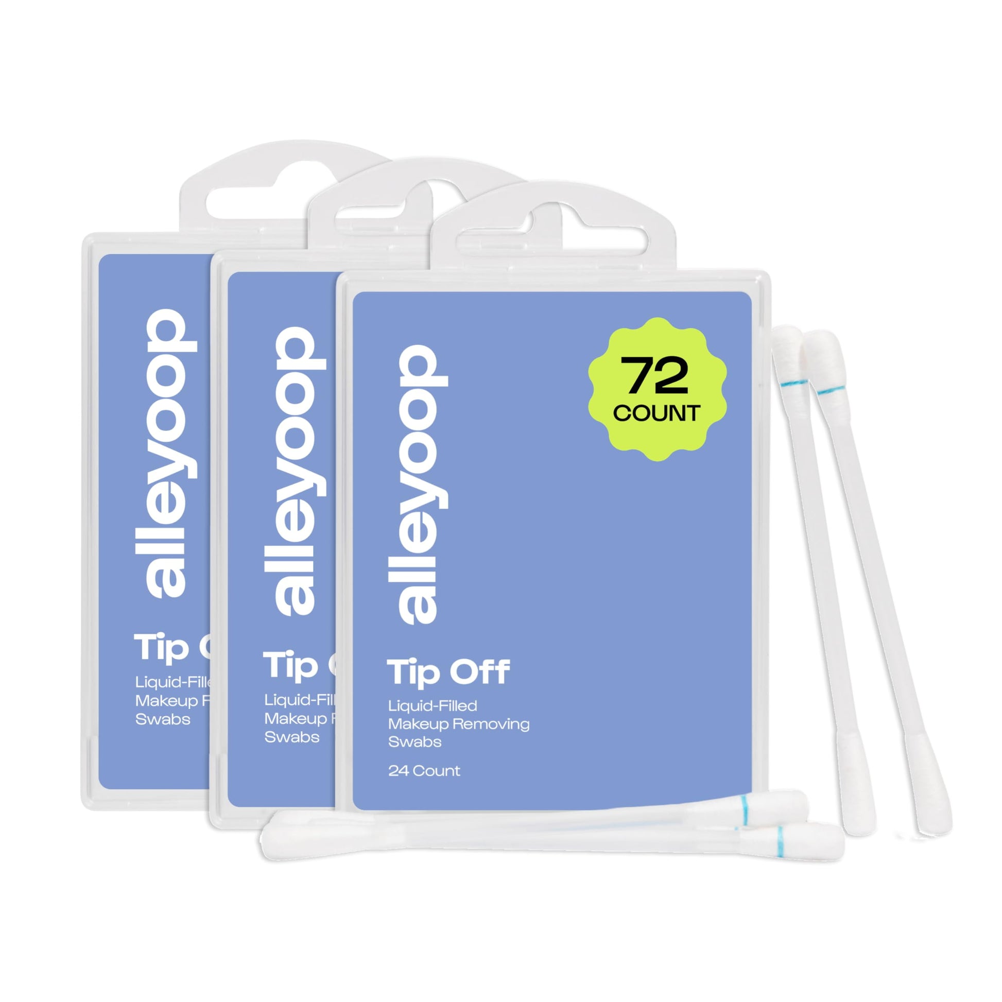 alleyoop Tip Off Liquid-Filled Makeup Removing Swabs