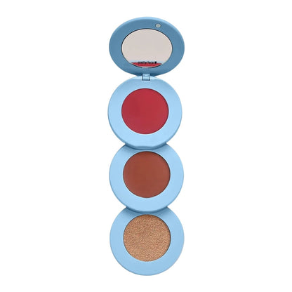 alleyoop Stack The Odds Cheek Trio, Blush, Bronzer & Highlighter - Cocktail Hour