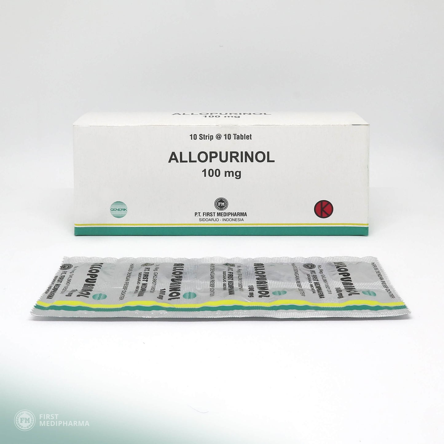 ALLOPURINOL TB 100MG 1000