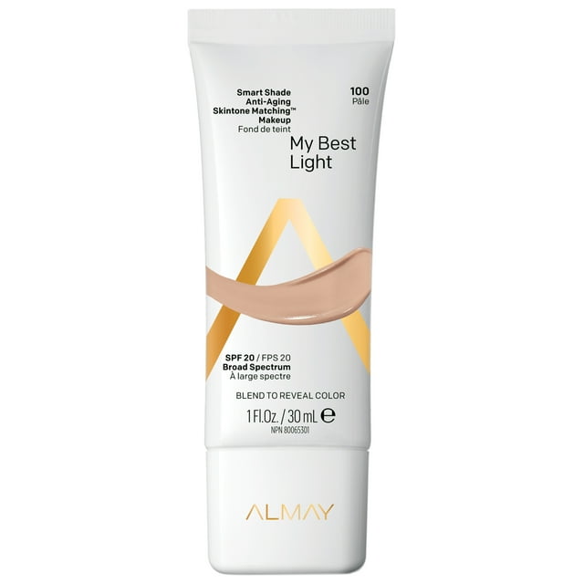 ALMAY Smart Shade Skintone Matching Foundation - 100 My Best Light