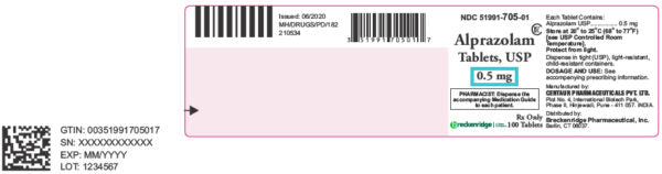 ALPRAZOLAM ER TB 0.5MG 60      C4