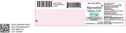 ALPRAZOLAM TB 0.25MG 100       C4
