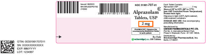 ALPRAZOLAM TB 2MG 100          C4