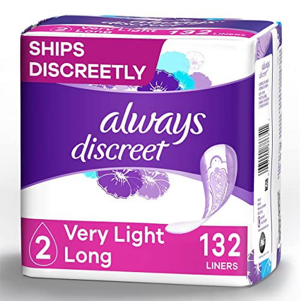 ALWAYS DISCREET LIGHT LNG LNR PAD 3X44CT