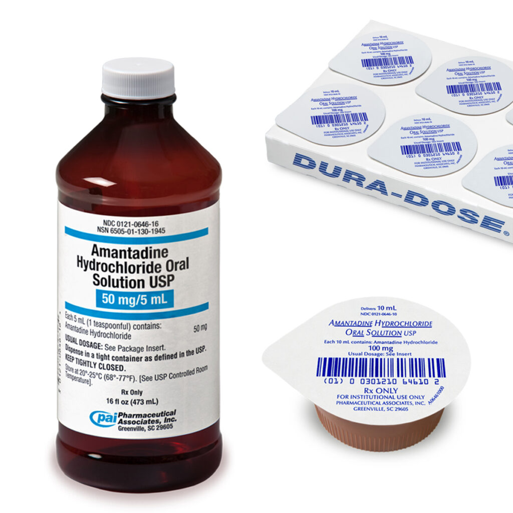 AMANTADINE HCL SL 50MG/5ML 473ML