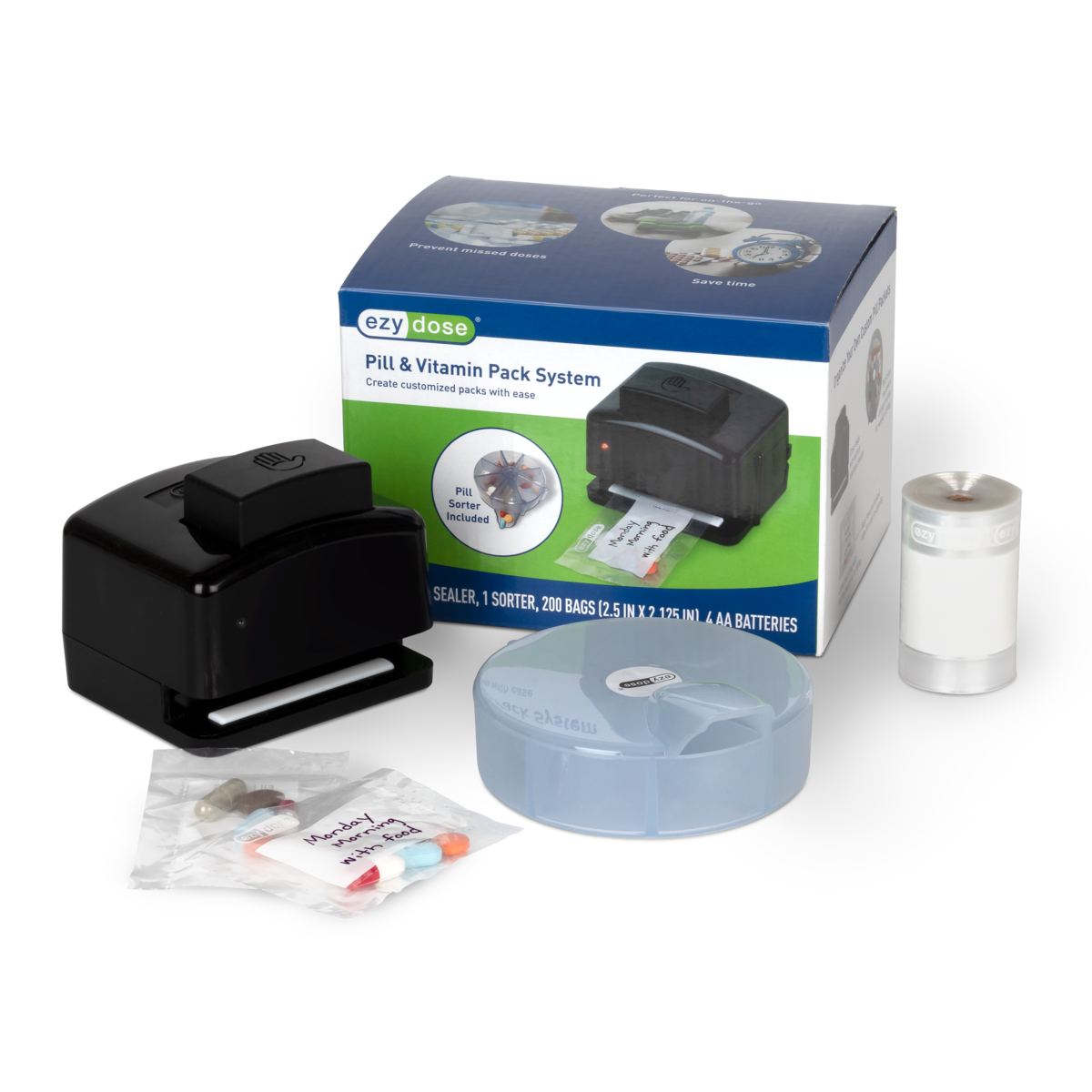 Ezy Dose Daily Rounds Pill Containers
