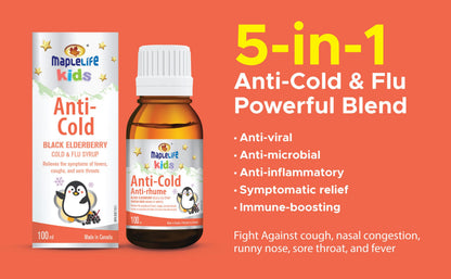 Kid's Cold Syrup; Fever Relief