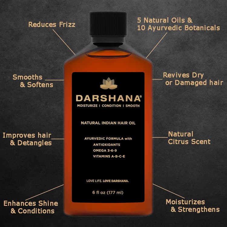 DARSHANA HAIR OIL SMPLE PK .32Z