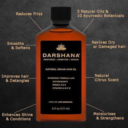 DARSHANA HAIR OIL SMPLE PK .32Z