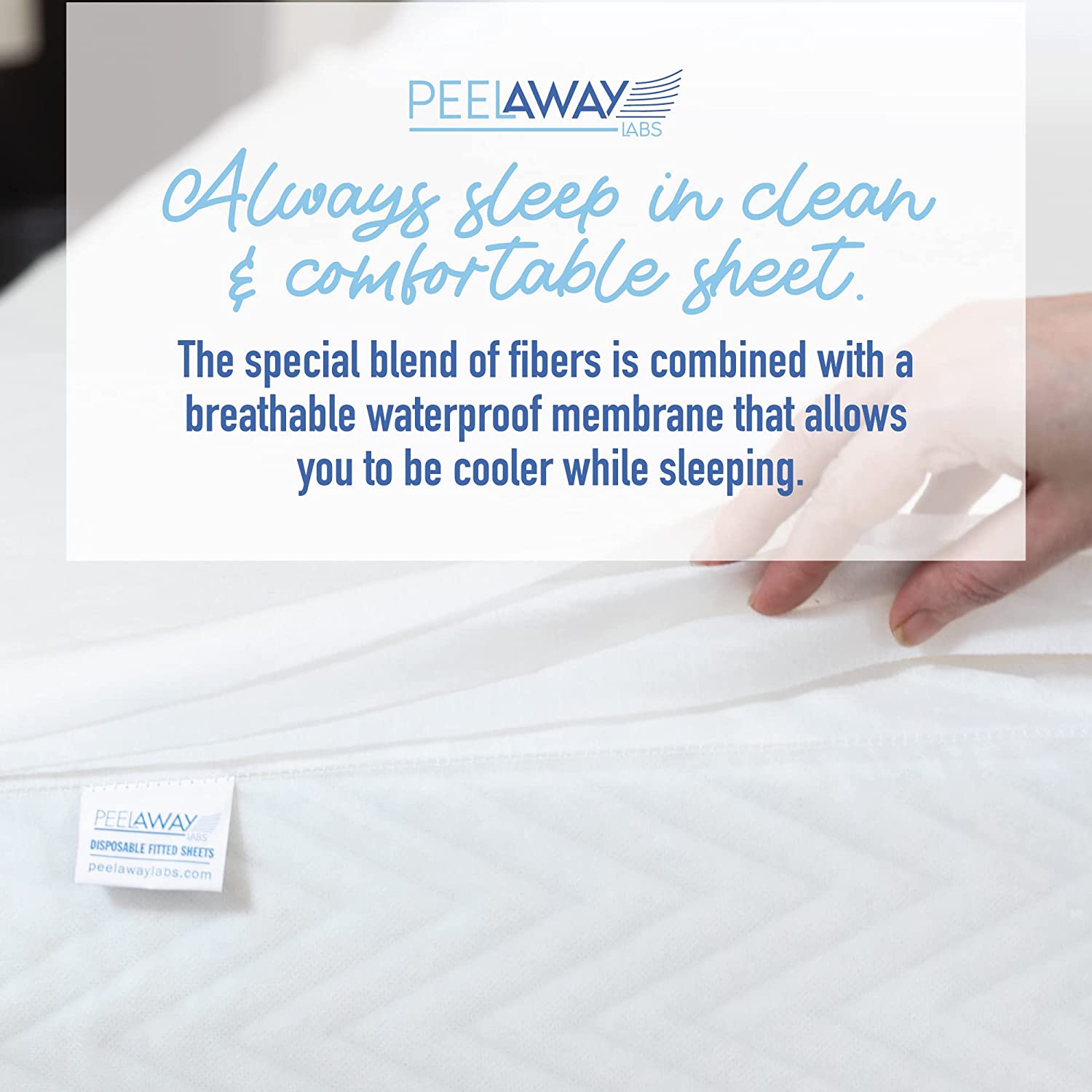 PEELAWAYS TWIN XL BEDSHEETS 3X1CT