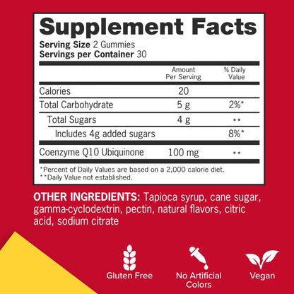 COQ-10 200MG GUMMIES 50CT SUNDWN