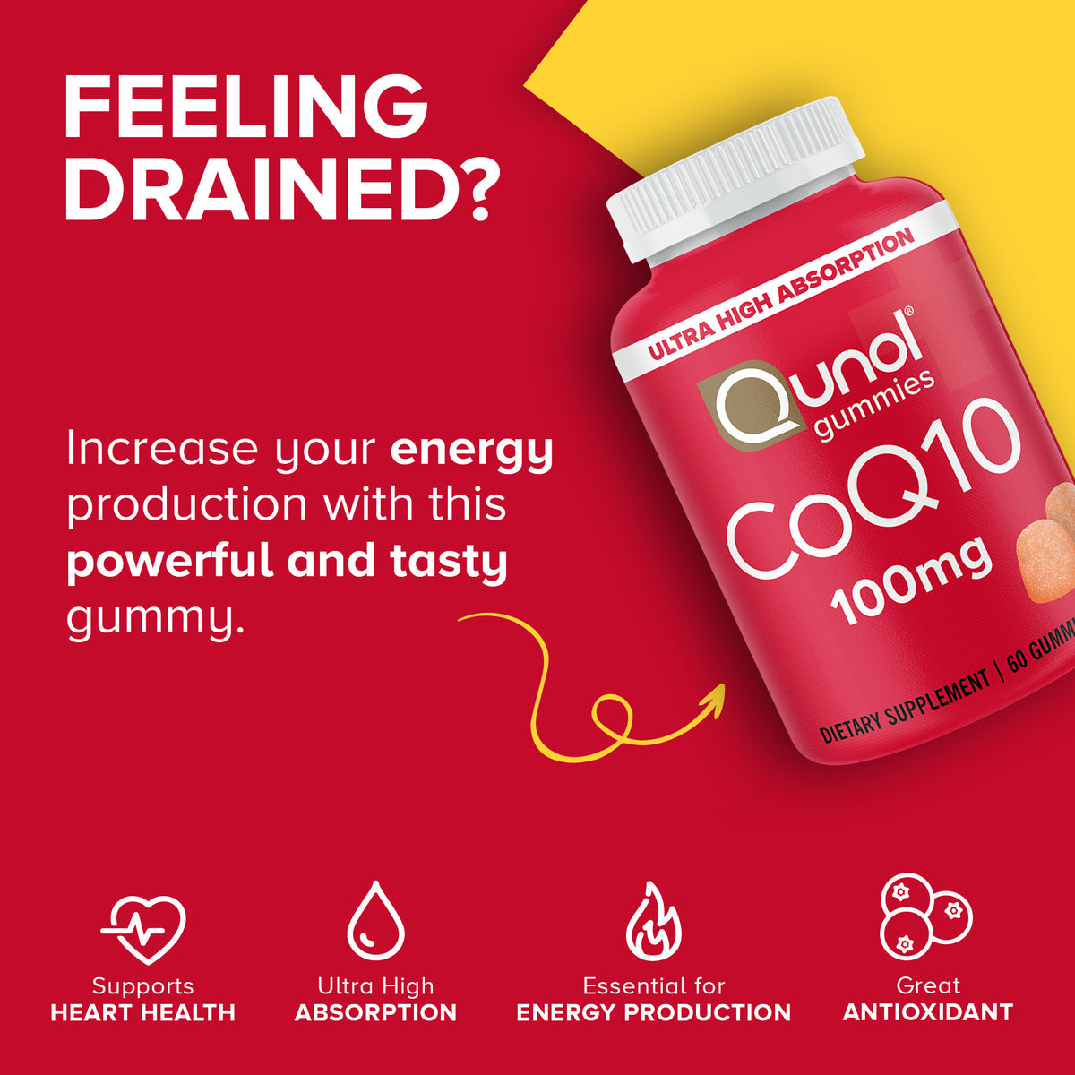 NB CO Q10 GUMMIES CW 100MG 60
