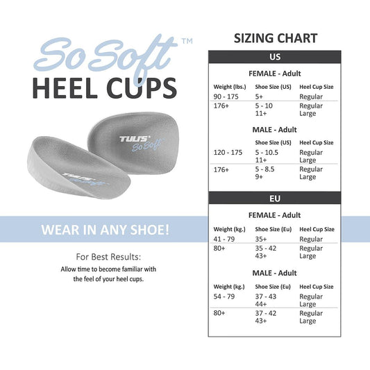 TULIS HEEL CUPS SB 2 SO SOFT RGLR