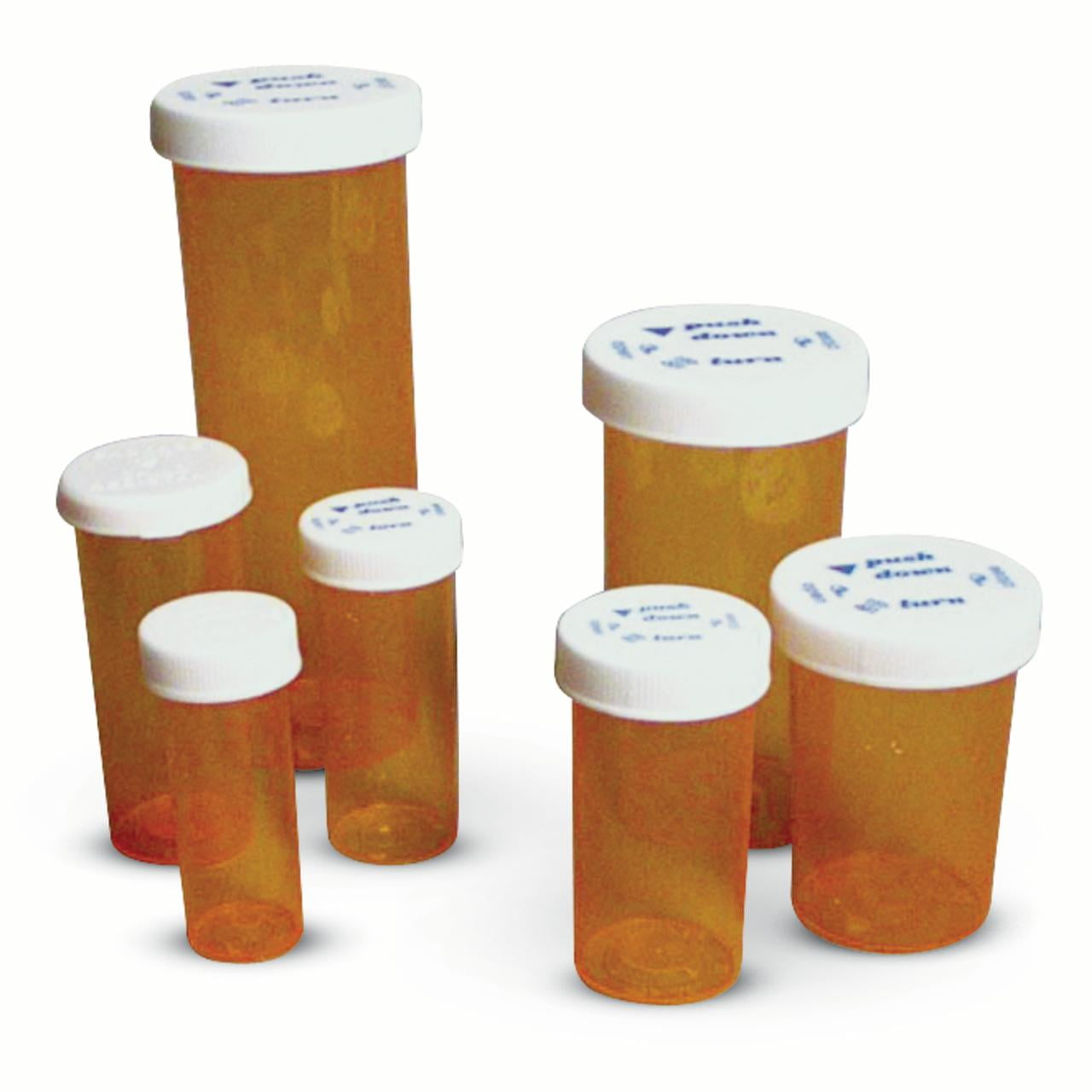 COLORSAFE CRC VIALS-AMBER 8 DRAM W/CAP
