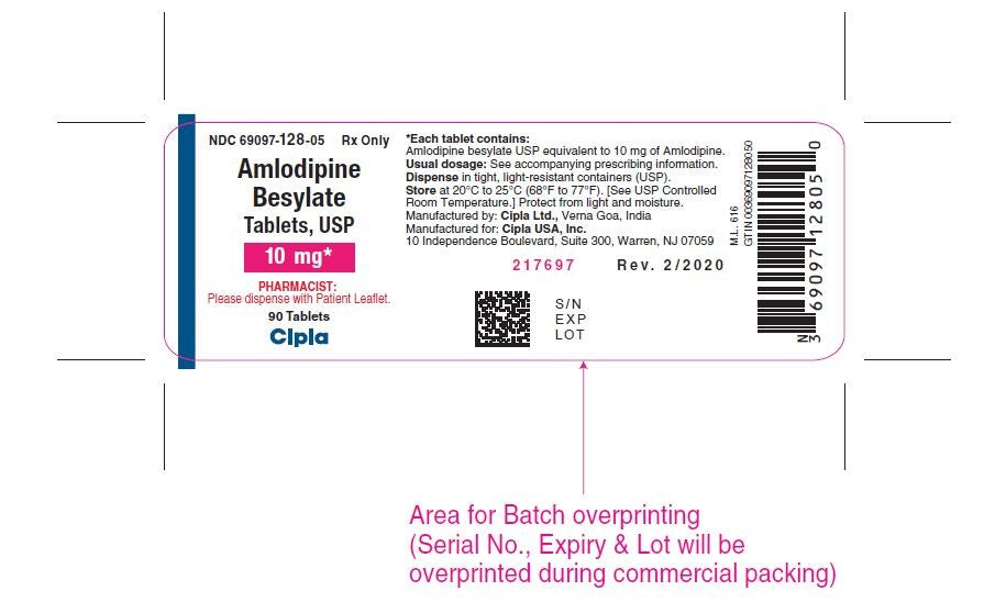 AMLODIPINE BESYL TB 5MG 90 CPLT