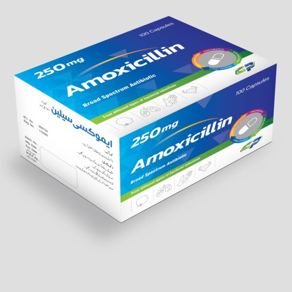 AMOXICILLIN CP 250MG 100