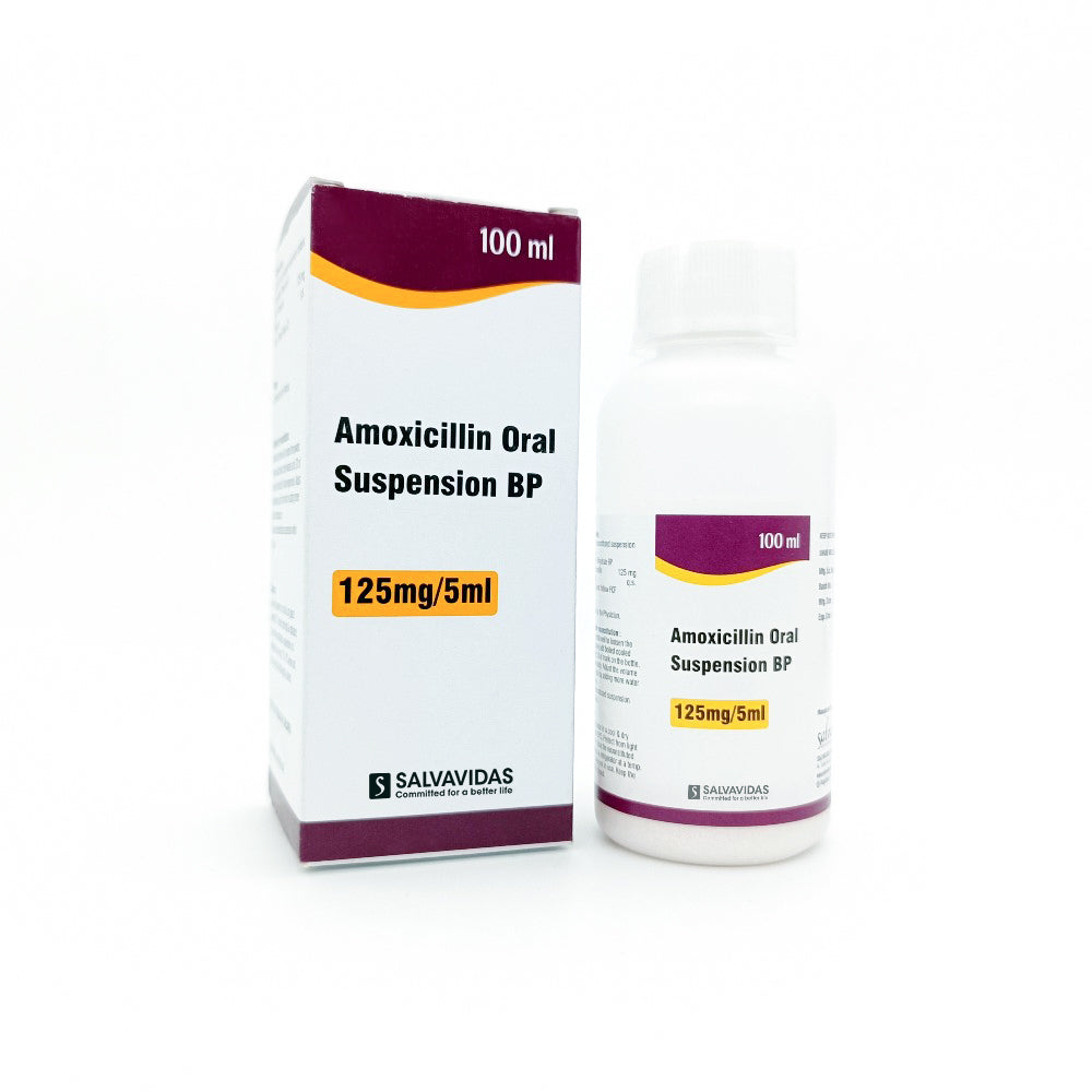 AMOXICILLIN PT 125MG/5ML 150ML DF