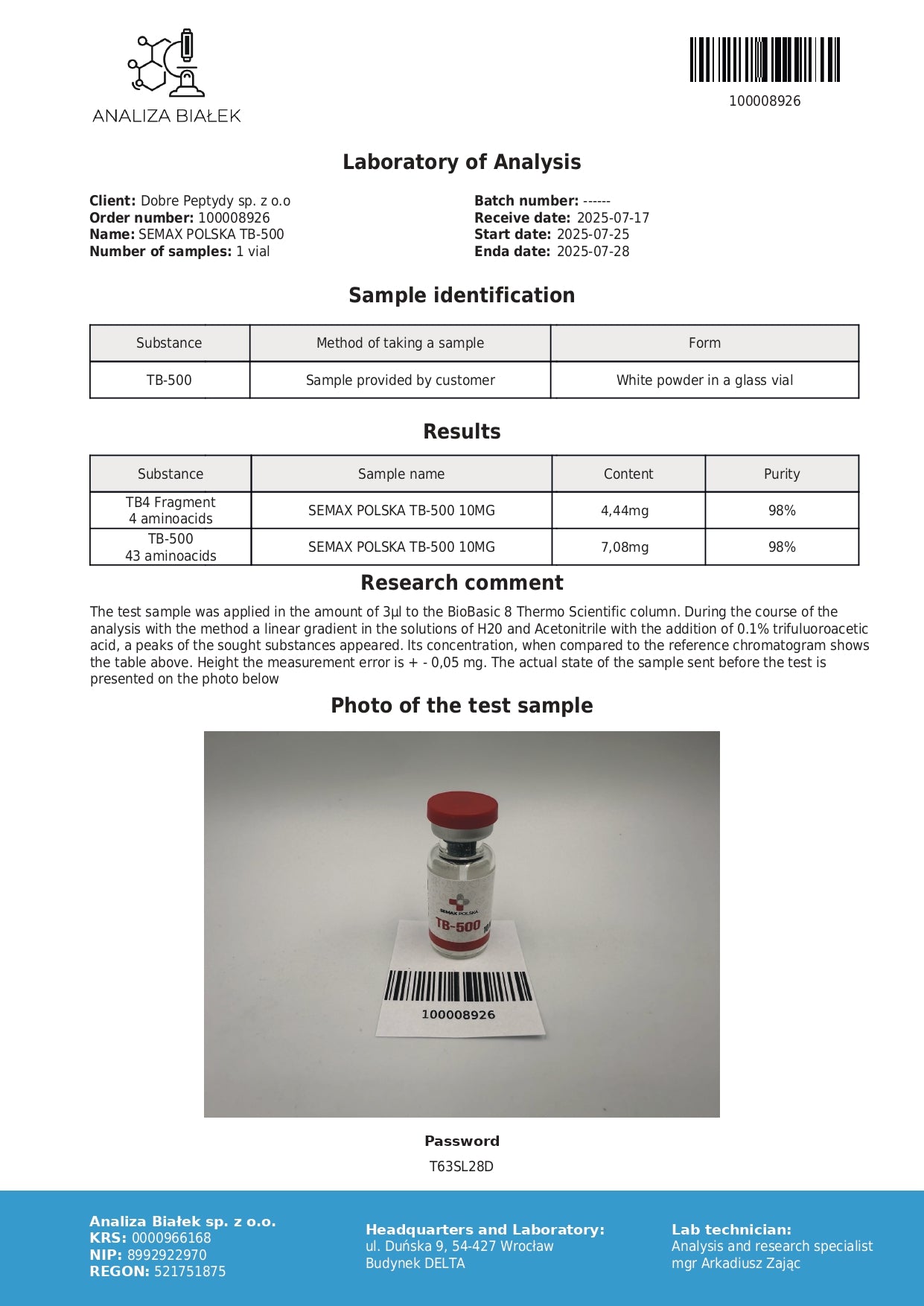 ACETAMIN/COD TB 300-30MG 500   C3