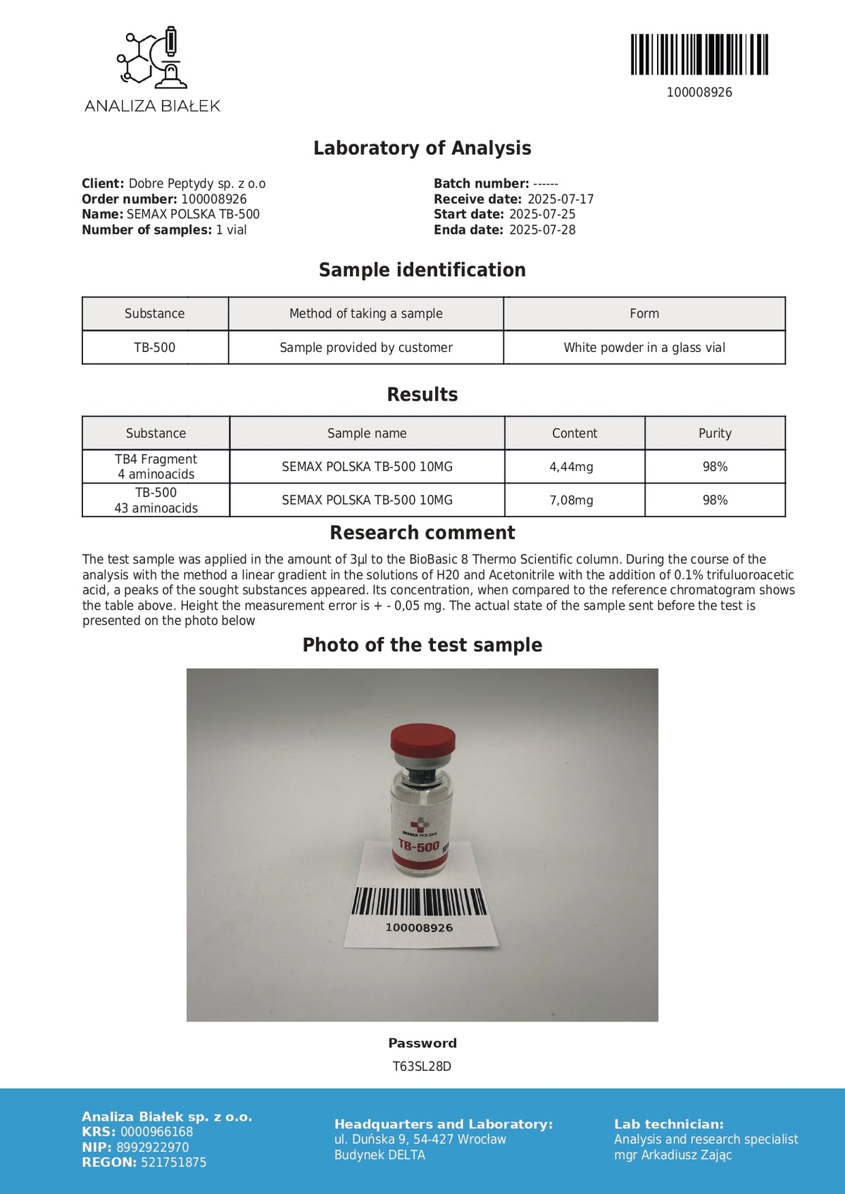 ACETAMIN/COD TB 300-30MG 500   C3
