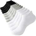 Russell Fashion Foot Woman's Low Cut Tab Socks - White, 6 pairs