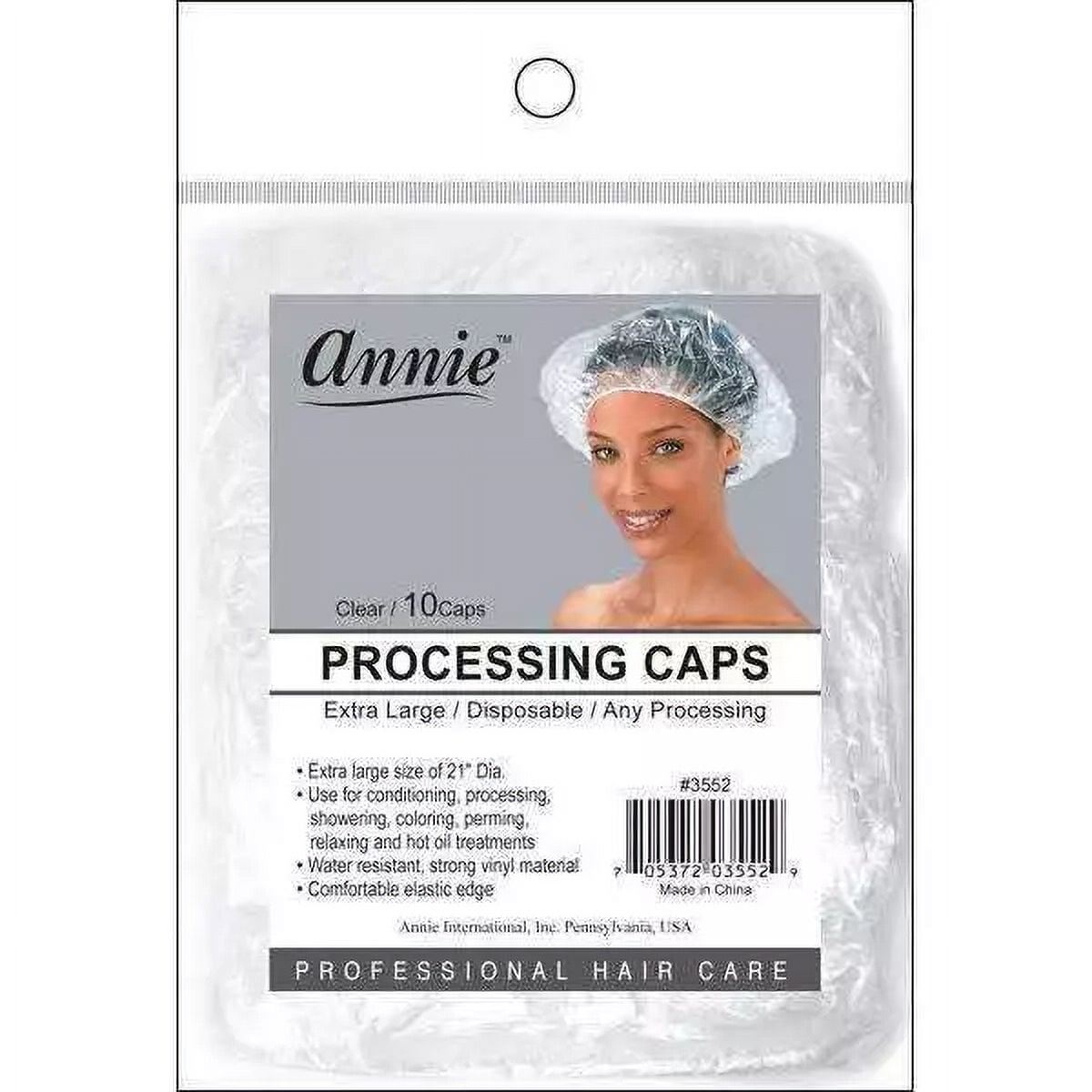 ANNIE PROCESS CAP CLR10PK #3552