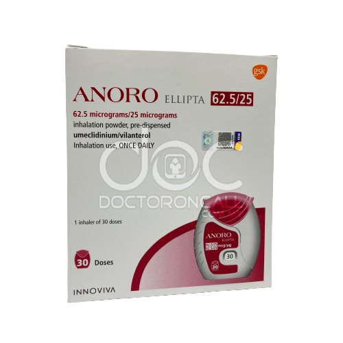 ANORO ELLIPTA IN 62.5-25MCG 30INH