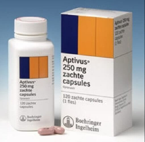 APTIVUS GC 250MG 120 SFG