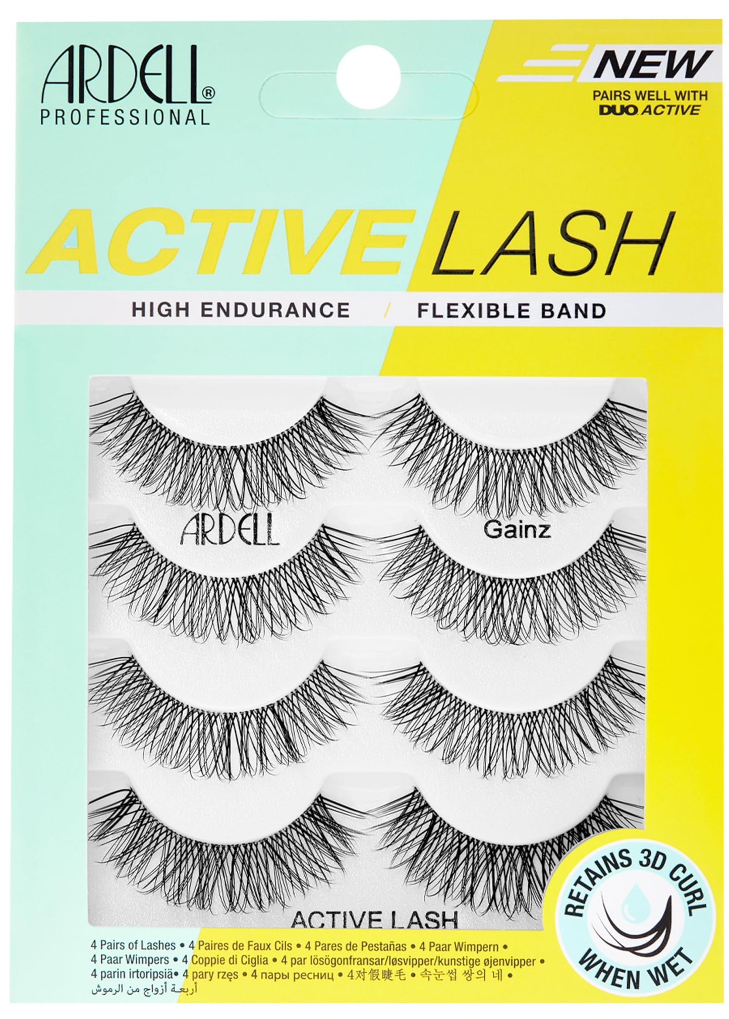 ARDELL LASHES ACTIVE GAINZ 4PK