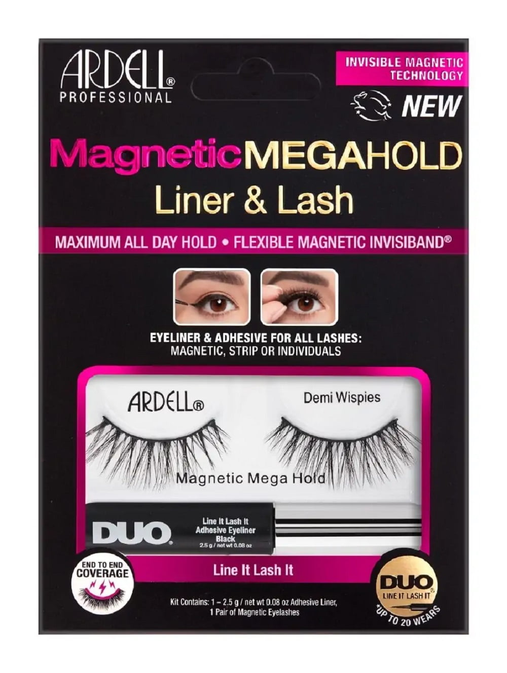 Ardell Magnetic Gel Liner & Lash Kit - Wispies